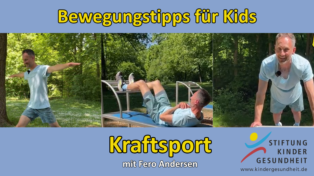 Bewegungstipps für Kids - Kraftsport