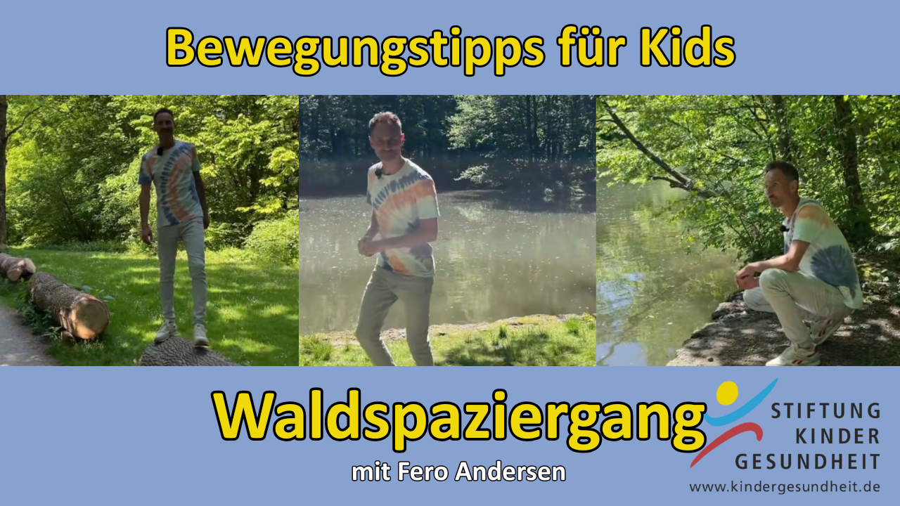 Bewegungstipps für Kids - Waldspaziergang